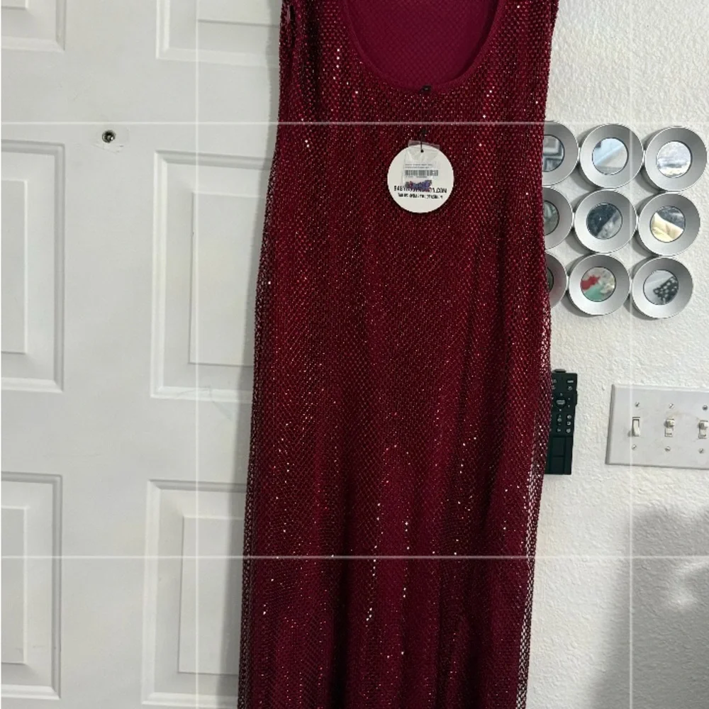 Stunning Red Sequin Maxi Dress - Picture 14 of 15
